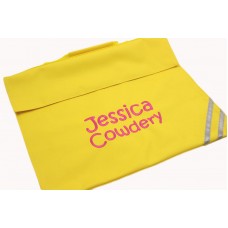 Personalised School Bag Reading Folder Reflective Stripes
